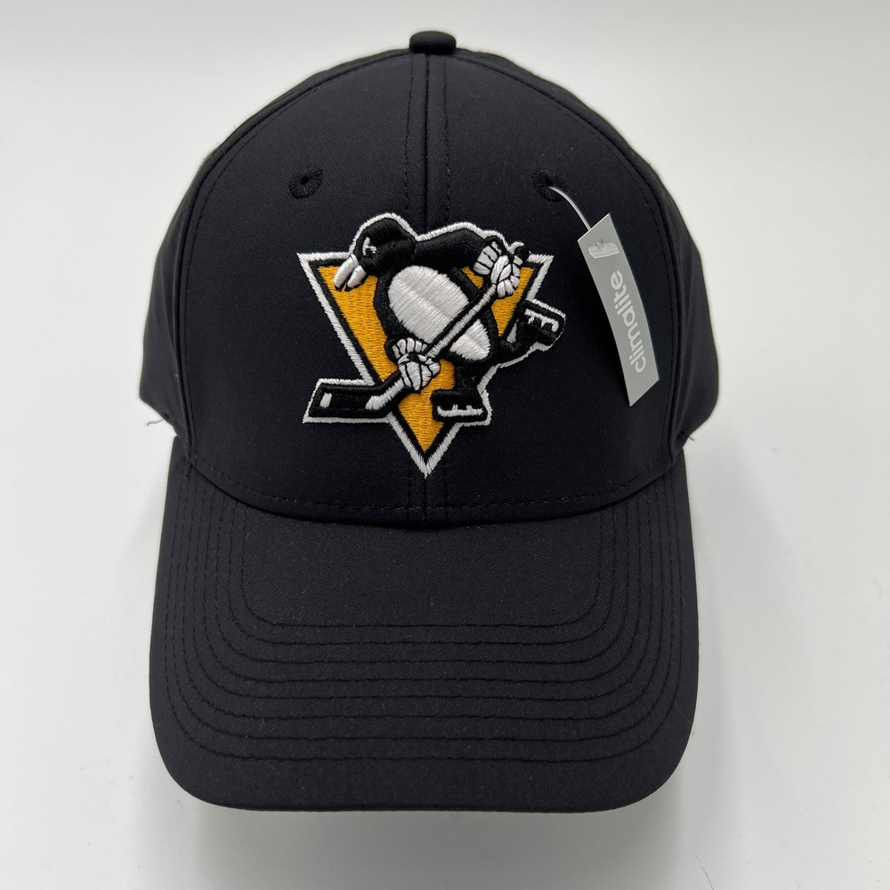 Adidas Pittsburgh Penguins NHL Climalite Adjustable‎ Hat Black OSFA Hockey Cap